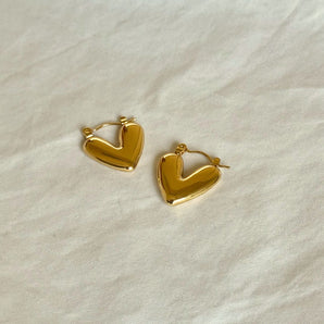 Honey Heart Earrings